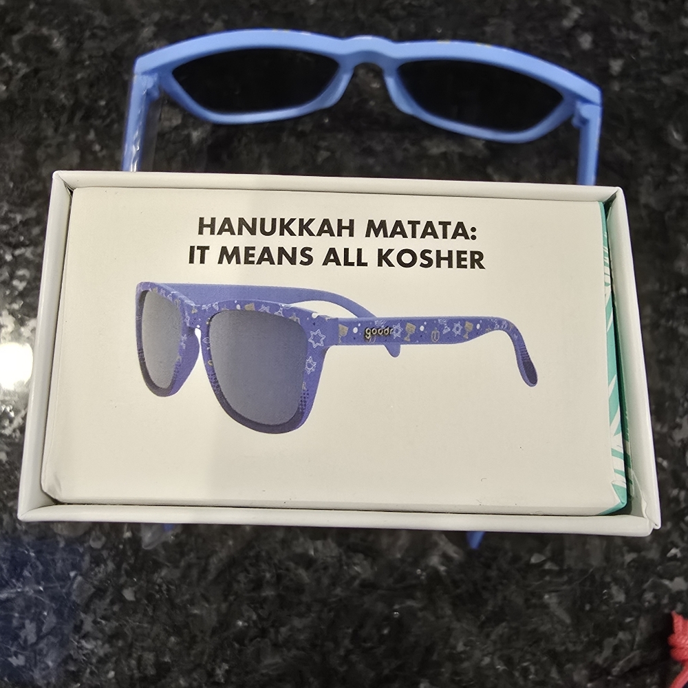 Goodr Limited Edition sunglasses Hanukkah Matata: It Means All Kosher This item - Picture 2 of 13